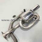 JDM EK9 Mugen Twin Loop Sports Cat Back Exhaust 